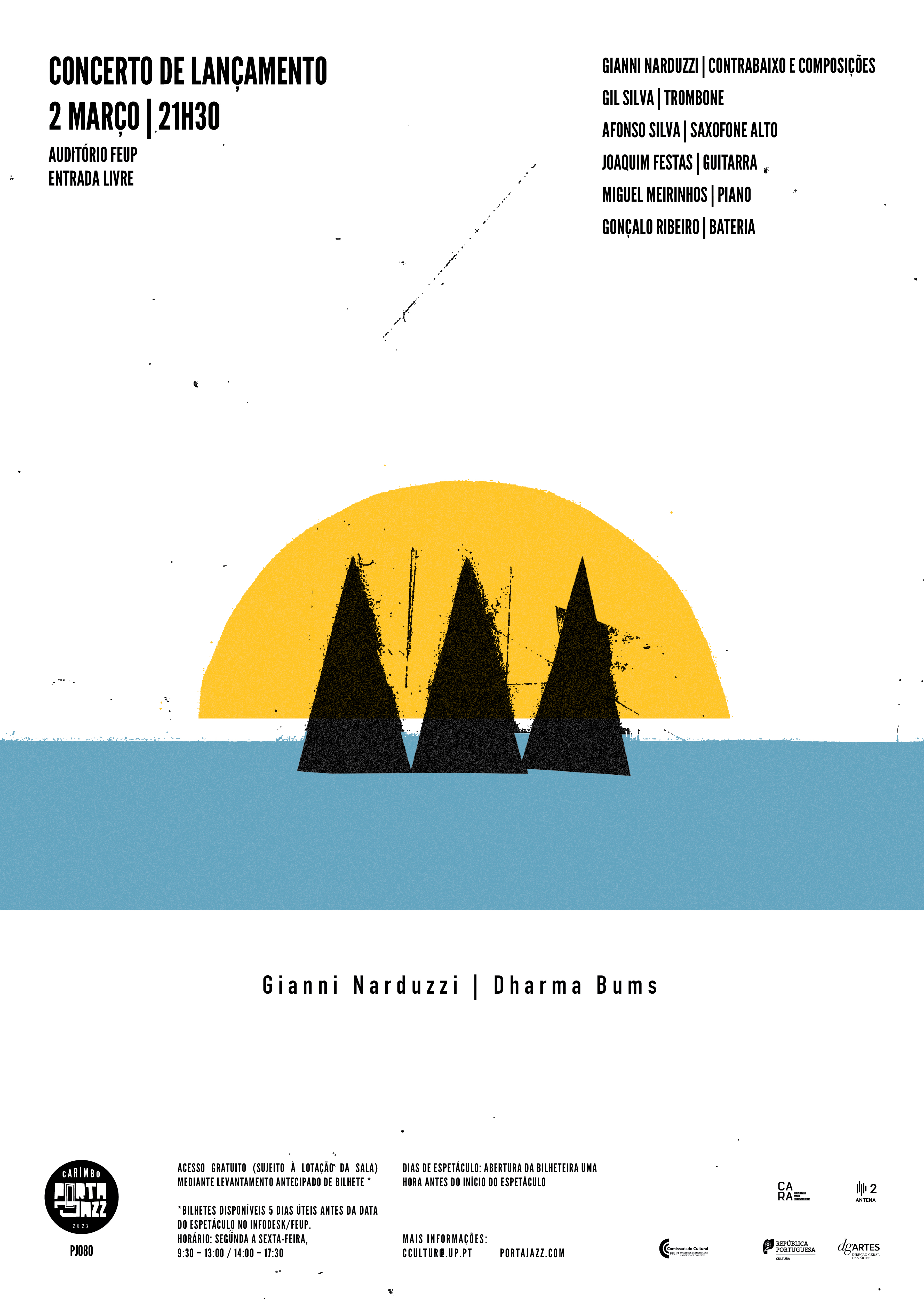 Cartaz Lançamento Gianni Narduzzi - Dharma Bums